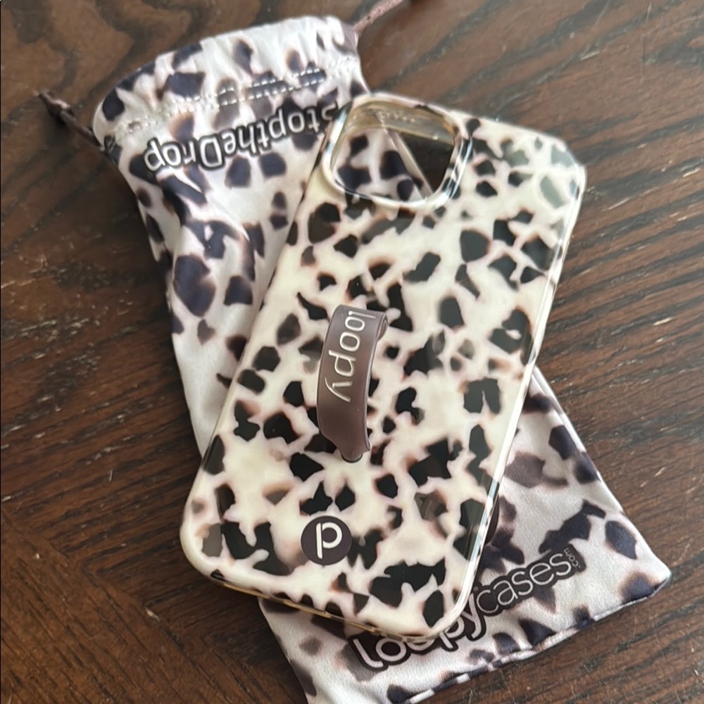 Loopy Leopard Print Phone Case